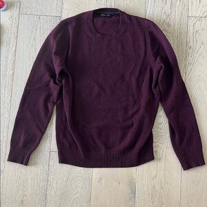 Banana Republic Men's Deep Burgundy Crewneck Sweater Size Medium